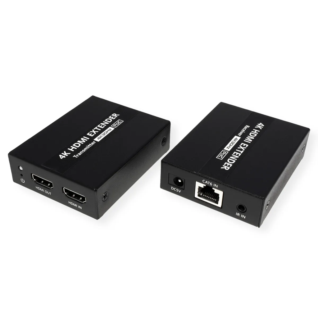 VALUE HDMI Extender via Cat.6A, 4K@30Hz, up to 40m