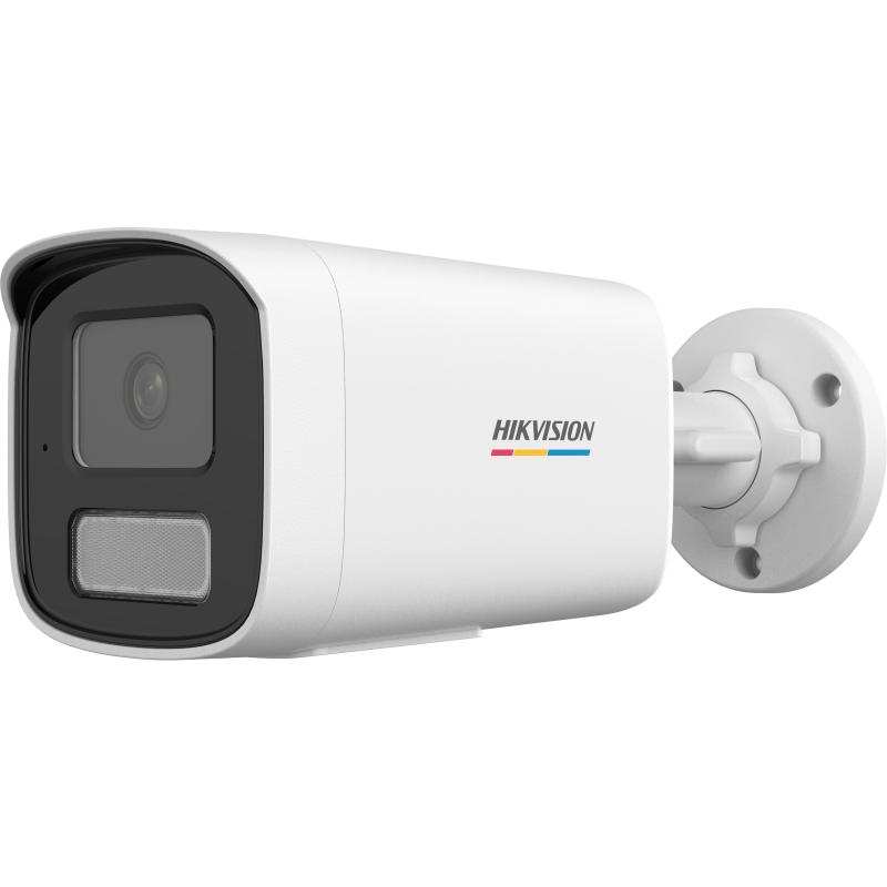 HIKVISION DS-2CD1T67G2H-LIUF  IP Bullet Camera 6 Megapixel - 2.8 mm ColorVu with Smart Hybrid Light  range 30 m | Built-in microphone Motion detection 2.0 | PoE