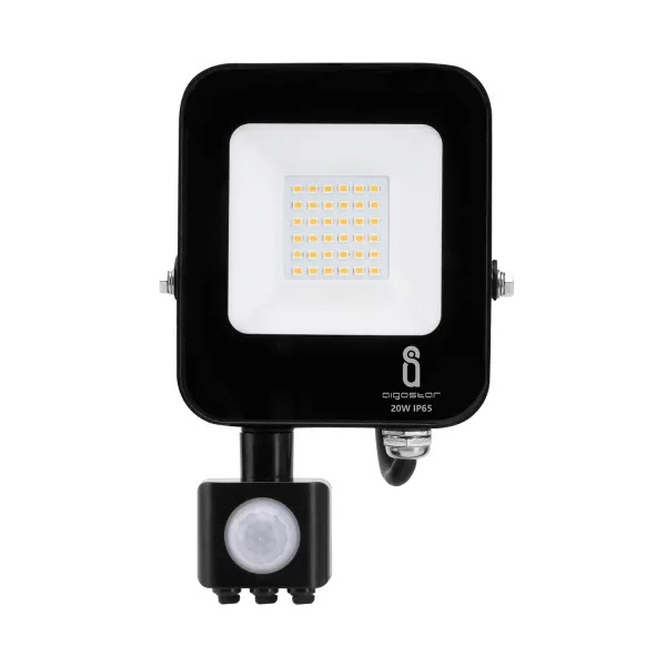 Projecteur LED à capteur AIGOSTAR 20 W 1800 lm 6500 K IP65