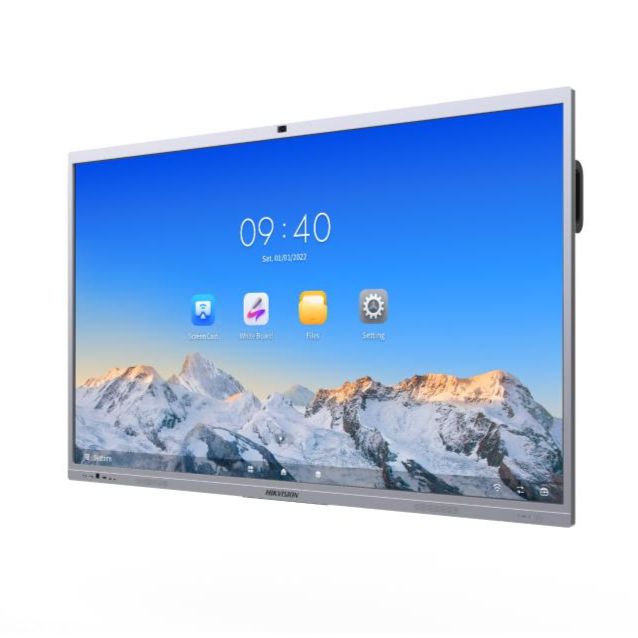HIKVISION DS-D5C75RB/B Interactive Display for Education &amp; Collaboration 75", 4K, Android 13, infrared touch - Wi-Fi - Bluetooth 5.1 - Built-in 2 × 20 W+25W loudspeaker
