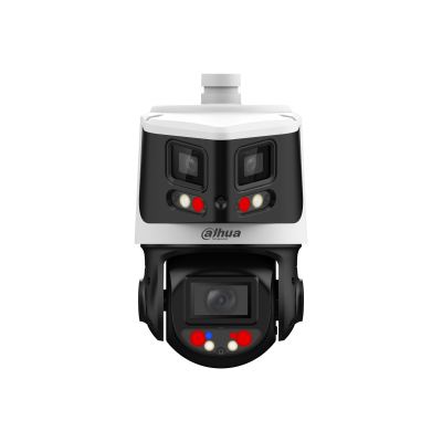 Dahua Technology SDT3E410-8P-MB-A-PV1 Caméra réseau panoramique et PTZ Starlight TiOC 8MP+4MP