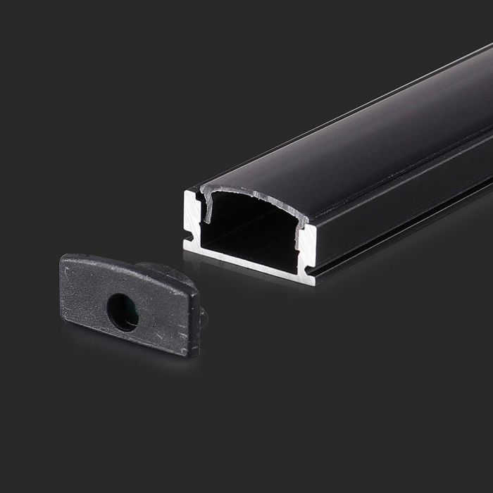 VT-8113-BK ALUMINUM PCB-12MM PROFILE 2000*17.4mm*7mm -BLACK HOUSING