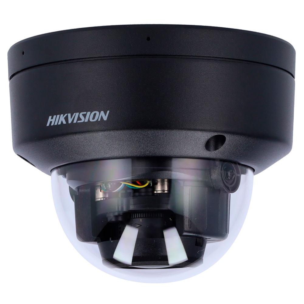 HIKVISION DS-2CD2183G2-LIS2U(Bk) 2,8 mm - 8 MP Acusense Smart Hybrid Light Fixed 2,8 mm Dome Netwerkcamera Zwart - Dubbele microfoon IP67