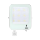 AIGOSTAR LED-schijnwerper met sensor, wit, LED-projector met sensor, 100W, 8900lm, 6500K, IP65