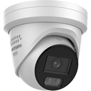 Hikvision DS-2CD2387G2H-LISU/SL 8MP Smart Hybrid Light (couleur et IR ) Caméra IP, stroboscope et avertissement sonore, tourelle fixe de 2,8 mm - audio bidirectionnel intégré