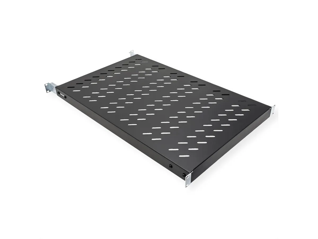 19" Étagère réglable 1U  pour armoires jusqu'à 1000 mm, 440 x 700 mm, charge maximale 50 kg