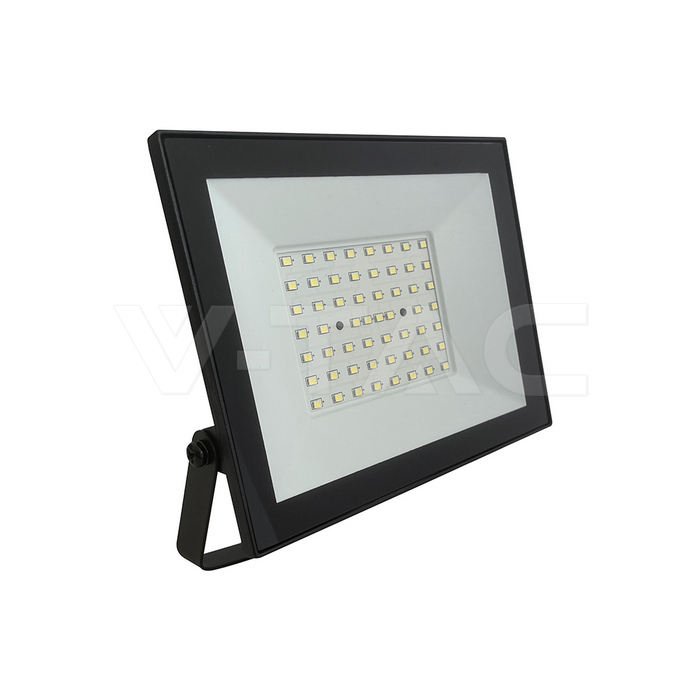 Projecteur VT-44054 50 W - 4 700 lumens Câble 1 m Corps noir 6500k