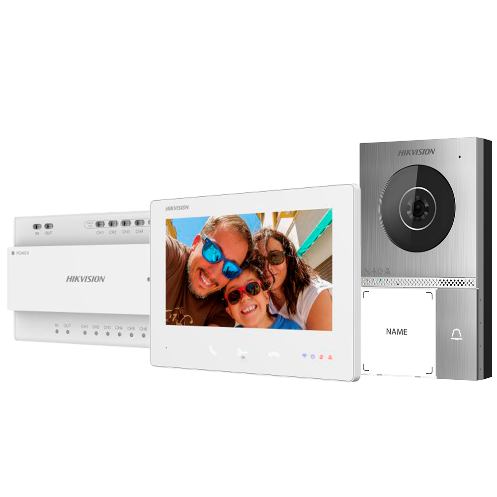 Hikvision DS-KIS705EY 2-Wire HD Villa Video Intercom Kit