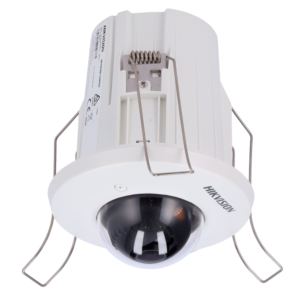 HIKVISION DS-2CD2E43G2-U 4 MP 2.8mm AcuSense Inbouw Mini Dome Netwerkcamera met Audio-ingang