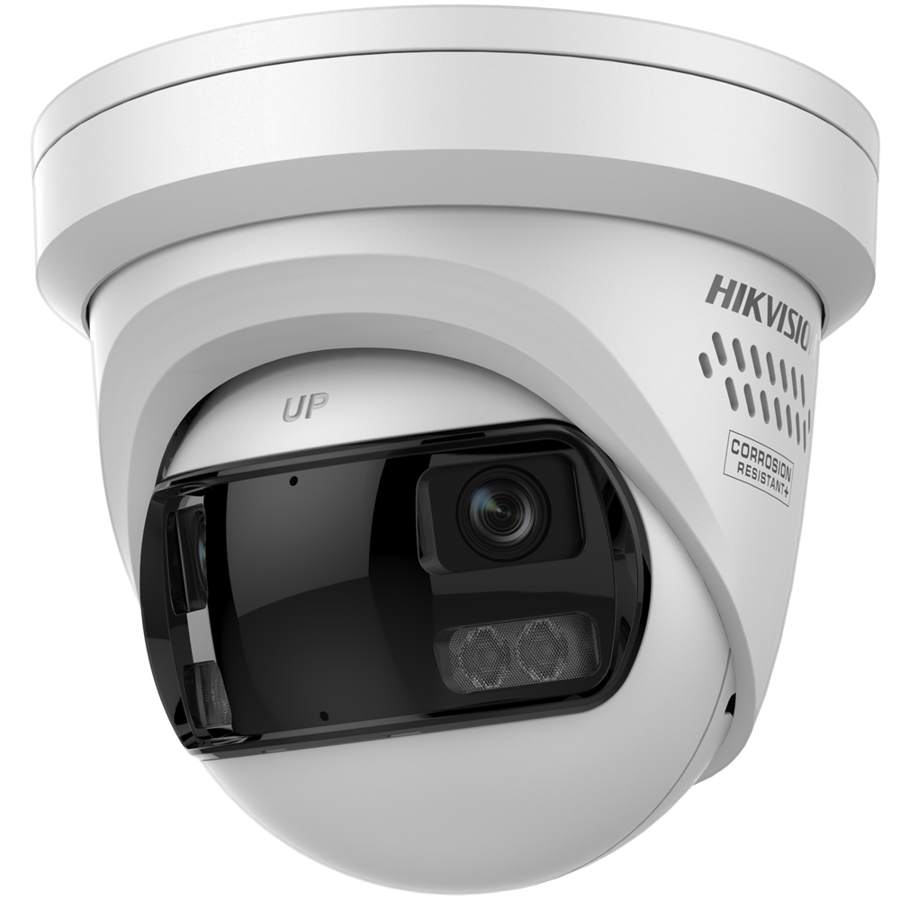 Hikvision DS-2CD2387G3P-LIS2UY/SL 8 MP Panoramique 180° ColorVu IP Camera Tourelle Reseau Fixe 2.8mm Blanc