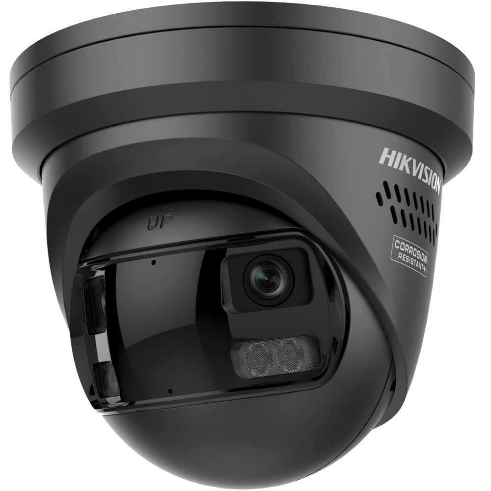 Hikvision DS-2CD2387G3P-LIS2UY/SL 8 MP Panoramique 180° ColorVu IP Camera Tourelle Reseau Fixe 2.8mm Noir
