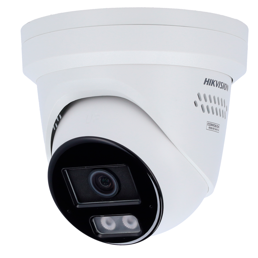 Hikvision DS-2CD23126G3-IS2UY/SL caméra réseau à tourelle Blanc fixe 2.8mm - 12MP Acusense avec lumière stroboscopique et avertissement sonore