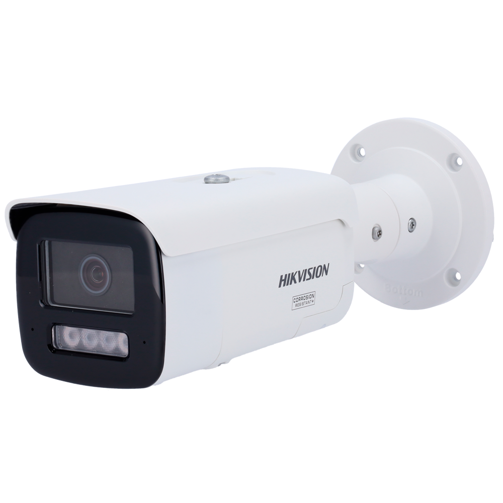Hikvision DS-2CD2T126G3-IS2UY/SL(4mm) caméra réseau Canon Blanc fixe  12MP Acusense avec lumière stroboscopique et avertissement sonore 