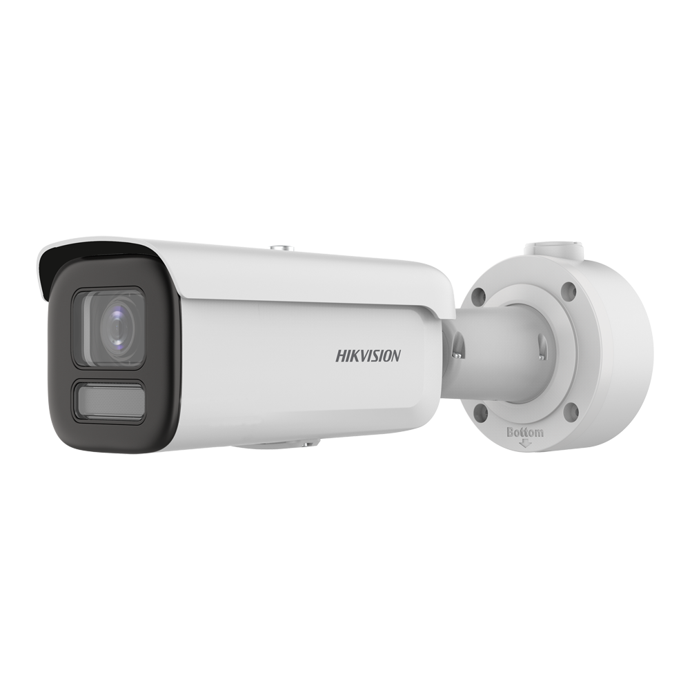 Hikvision DS-2CD2T126G3-IS2UY/SL(4mm) - 12MP Acusense Motorised (2.8-12mm) Bullet White network camera with strobe light and audible alert