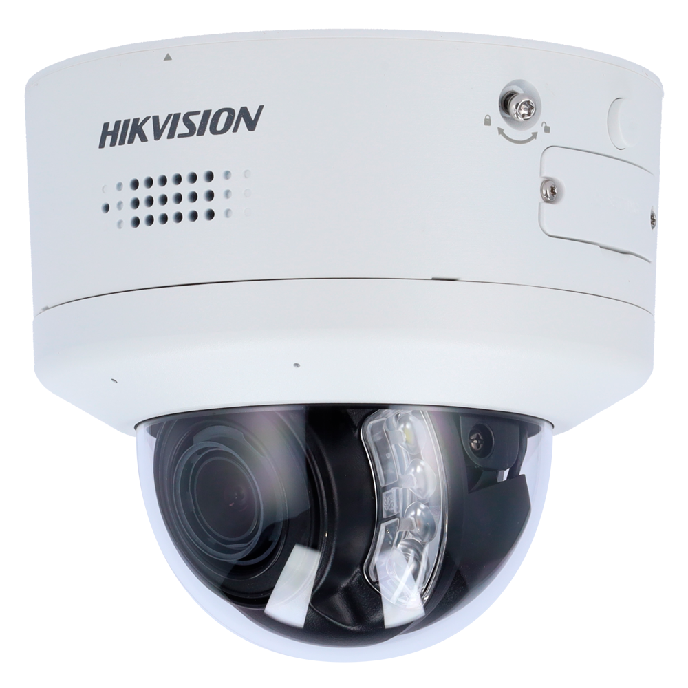 Hikvision DS-2CD27126G3-IPTRZS2UY/SL -12MP Caméra réseau dôme motorisée (2.8-12mm) avec flash Acusense et alarme sonore