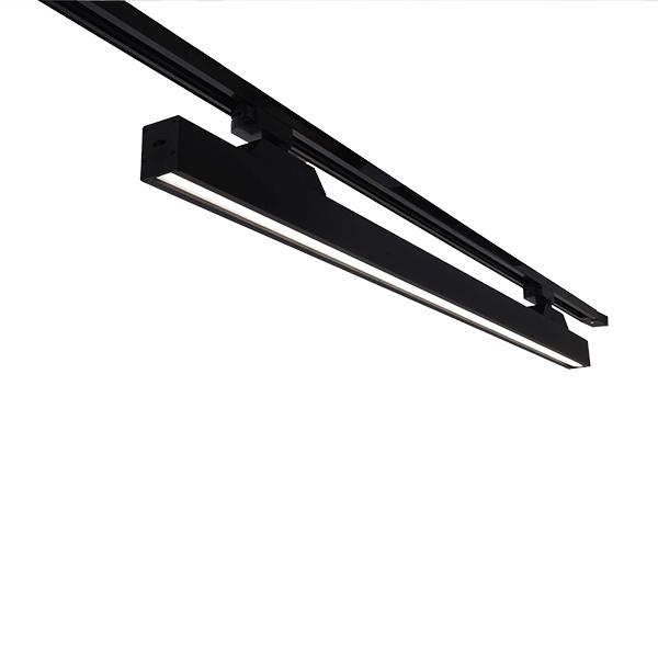 ELMARK K30-24W Projecteur sur rail 2 lignes 24 W 120° CCT Noir  71.7cm  x 12.7 x 4.2 cm