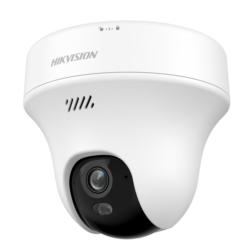 HIKVISION DS-2CFWQ5 3K Wi-Fi 6 Camera, 3K , Wi-Fi 6, Indoor, 2.8 mm, PT Turret, 5 VDC