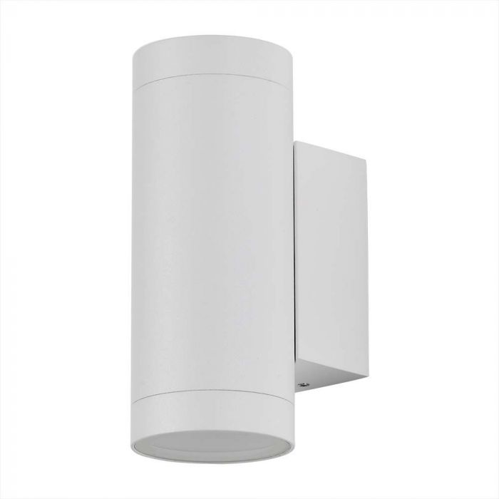 VT-11015 GU10-ARMATUUR ROND WIT IP54-MAT WIT