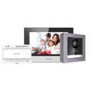 Hikvision DS-KIS702Y 2-draads IP-video-intercomset 1x oproepknop - 7-inch wifi-touchscreenmonitor