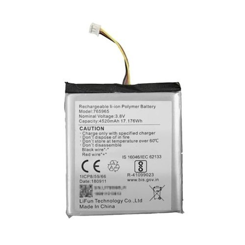 Hikvision DS-PZ401BAT-4520mAh  lithiumbatterij voor AX PRO-centrale, Vóór 02/2025