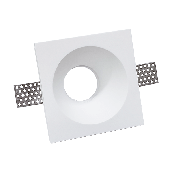 92GDL10S DOWNLIGHT EN PLASTIQUE CARRÉ GU10 120x120