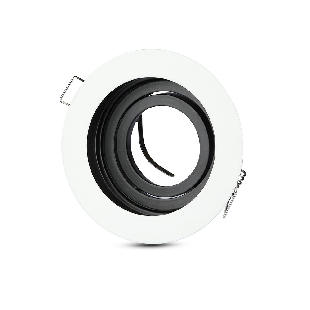 DOUILLE GU10 VT-781 RONDE BLANC