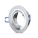 VT-782 1xGU10 DOUILLE RONDE BROSSE EN ALUMINIUM