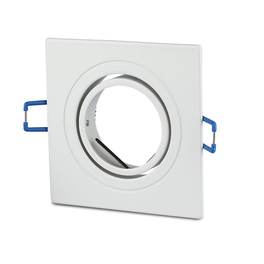VT-782 1xGU10 FITTING VIERKANT WIT