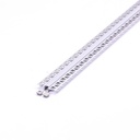 VT-8102 ALUMINIUM PROFIELSET 2000MM MILKY 2000x52.1x13.3mm