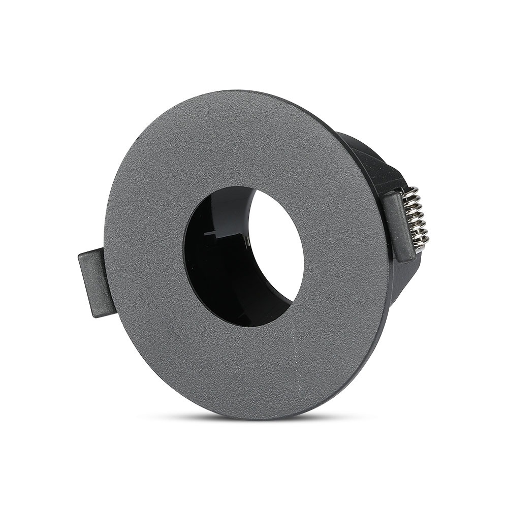 DOUILLE GU10 VT-873 RONDE NOIRE + NOIRE