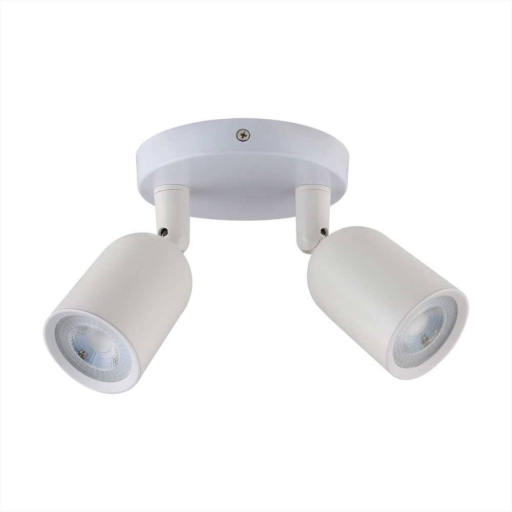 VT-897 APPLIQUE MURALE 2xGU10 BLANC
