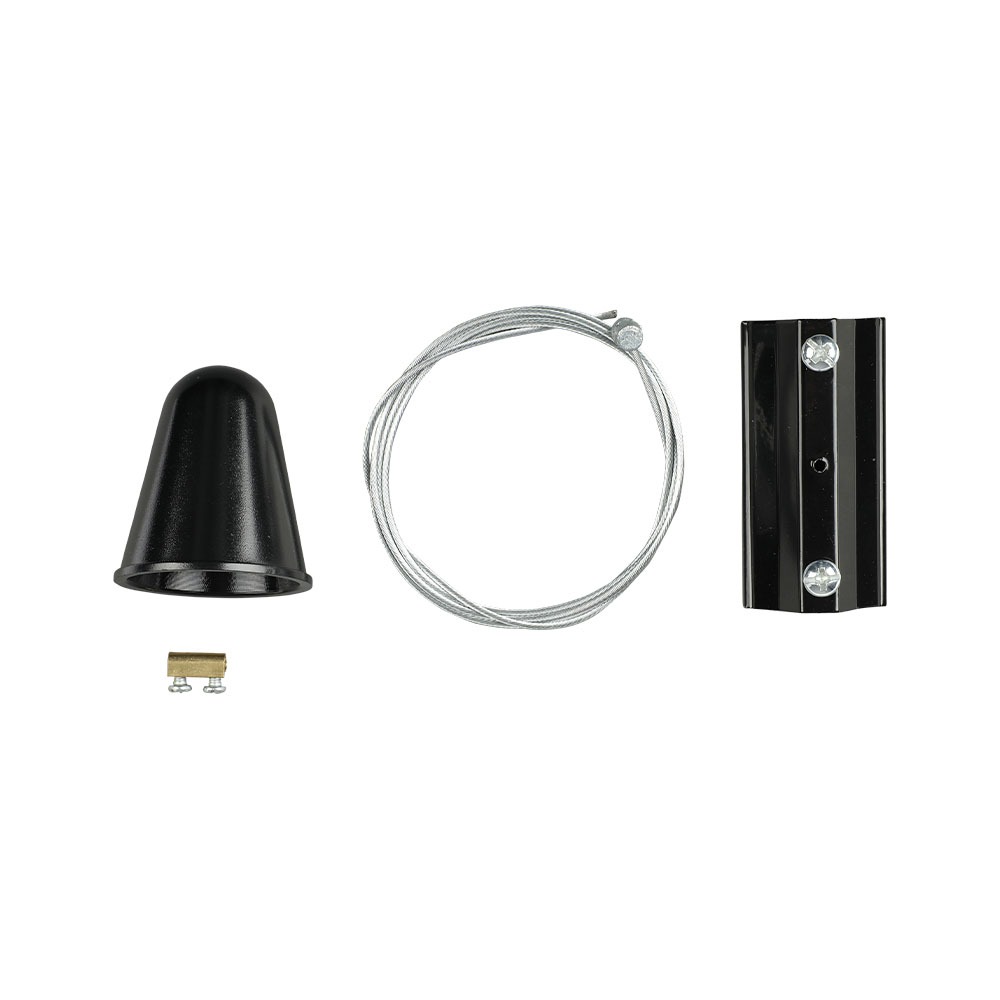 HANGENDE TRACKLINE SET 1M (ZWART)