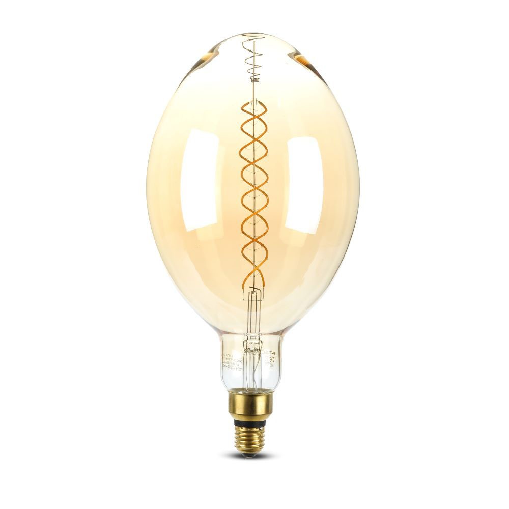 Ampoule LED VT-2168D 8 W BF180 AMBRE DOUBLE FILAMENT E27 DIMMABLE Code couleur 2 000 K - Blanc chaud