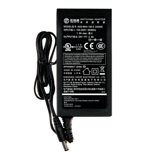 [DC24V-60-AD] Alimentation LED en plastique DC2425 60 W 24 V 2,5 A IP44