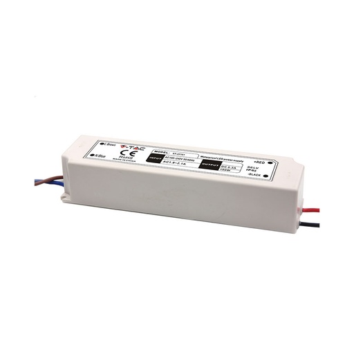 [3236] VT-22101-12 100W LED PLASTIC SLIM VOEDING 12V IP67