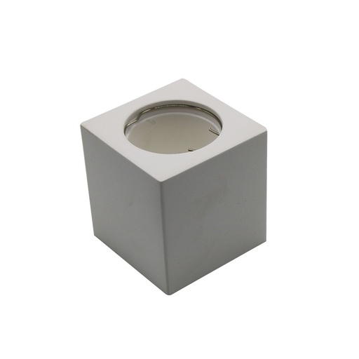 [3664] VT-727 1XGU10 FITTING VIERKANT - WIT