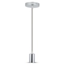 VT-7338 CHROME METAL CUP PENDANT LIGHT-GREY