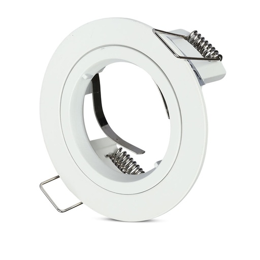 [3642] DOUILLE GU10 VT-774 RONDE - BLANC