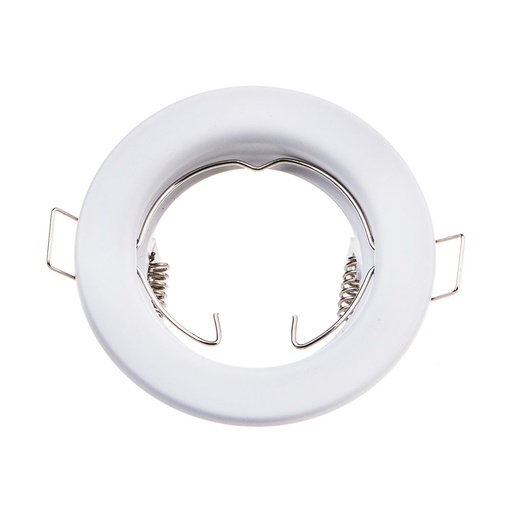 [3584] VT-778 GU10 FITTING ROND WIT 2ST/PAK