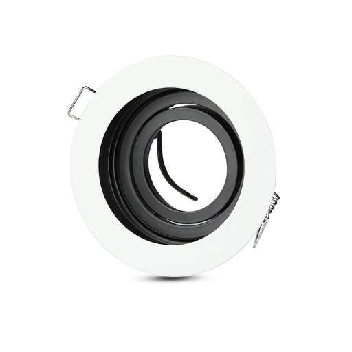 [3595] VT-781 GU10 FITTING ROND WIT