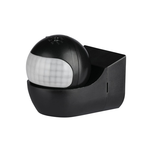 [5089] VT-8028 PIR-WANDSENSOR MET BEWEGENDE KOP ZWART