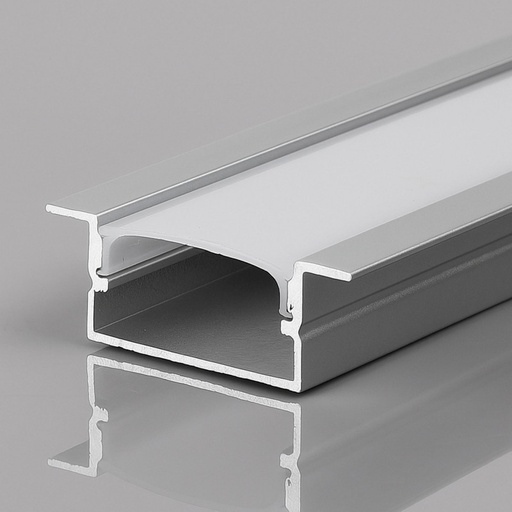 [3350] PROFIL EN ALUMINIUM VT-8106 2000 x 24,7 x 7 mm 