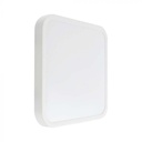 VT-8624-W-SQ Plafonnier LED  ​​24 W avec puce Samsung, cadre blanc IP44