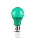 VT-2000 9W A60 LED GREEN COLOR PLASTIC BULB  E27 10PCS/SHRINK PACK Colorcode 6400K-Cold White