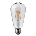 VT-2364 4W ST64 FILAMENT BULB CLEAR COVER Colorcode 3000K-Warm White E27 210LM/W