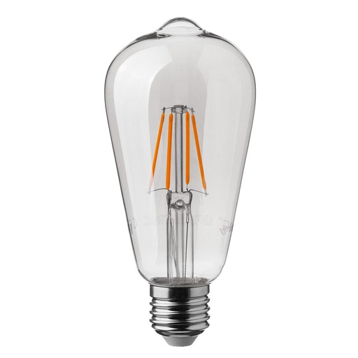 [7414] VT-2364 4W ST64 FILAMENT BULB CLEAR COVER Colorcode 3000K-Warm White E27 210LM/W