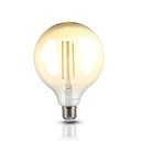 VT-2153 12.5W G125 LED FILAMENT BULB-AMBER COVER WITH COLOROCDE:2200K E27 Colorcode 2200K-Warm White