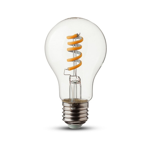 [217336] VT-2164 4W LED SPIRAL FILAMENT BULB-CLEAR  Colorcode 2700K-Warm White