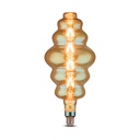 VT-2169 8W S180 BULB-AMBER GLASS WITH  E27 Colorcode 2200K-Warm White