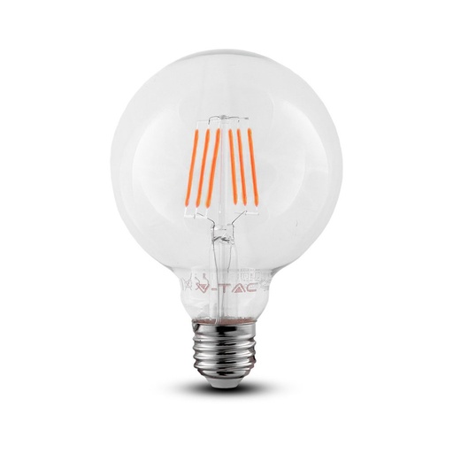 [294] VT-286 6W G95 LED FILAMENT BULB WITH SAMSUNG CHIP  E27 Colorcode 2700K-Warm White